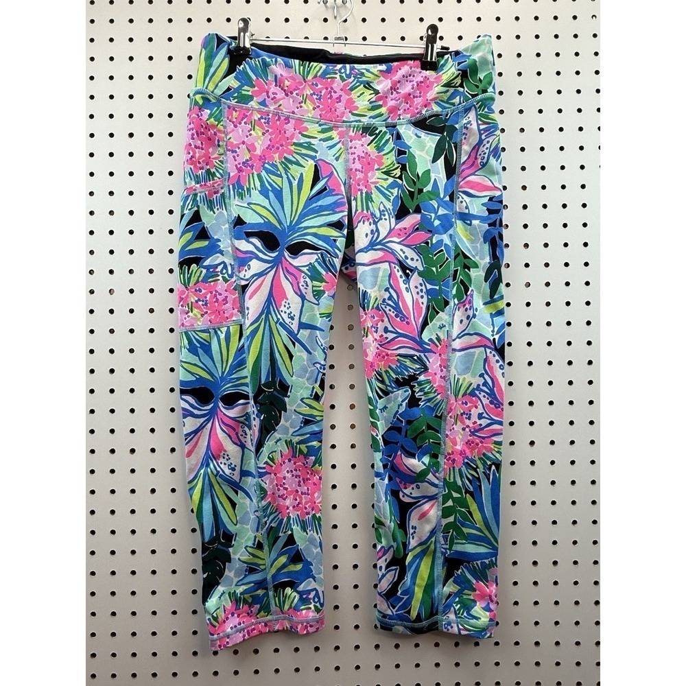 LILY PULITZER LEGGINGS Weekend Crop You And Me Giraffe